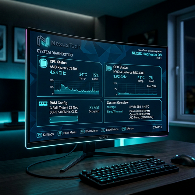 Interfaz BIOS Diagnostic